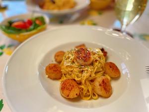 海鲜意大利面配香煎扇贝 Scallop Seafood Pasta 简单快捷美味的做法 步骤8