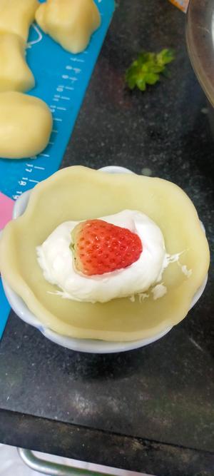 草莓雪媚娘的做法 步骤9