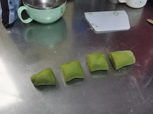 抹茶红豆糯米糍（油煎）的做法 步骤5