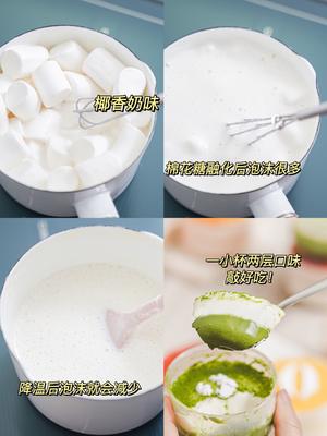 免烤不用吉利丁❌低脂低糖⤵️棉花糖慕斯蛋糕的做法 步骤5