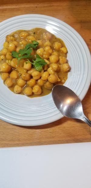 咖喱鹰嘴豆Curry Chickpea，汤汁都要舔干净的低卡素食者健康餐的做法 步骤12