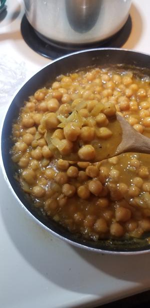 咖喱鹰嘴豆Curry Chickpea，汤汁都要舔干净的低卡素食者健康餐的做法 步骤11