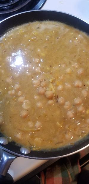 咖喱鹰嘴豆Curry Chickpea，汤汁都要舔干净的低卡素食者健康餐的做法 步骤9