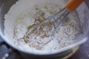无麸质蛋糕 | 简单好吃红糖蔓越莓大米玛德琳的做法 步骤5