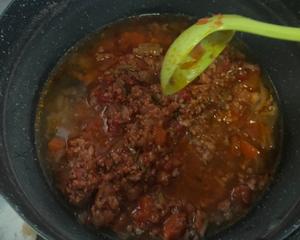 番茄肉酱意面 料的做法 步骤22