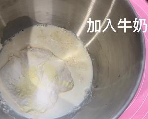 有烤箱在家就能做的-酸甜肉松蔓越莓馅儿小方包~新手小白冲的做法 步骤4