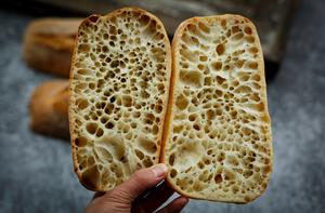 ciabatta 夏巴达/恰巴塔-意大利拖鞋面包的做法 步骤12