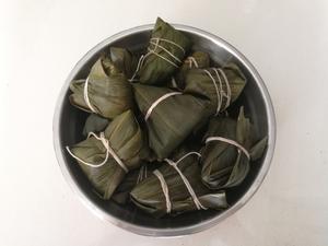 莲子红豆洗沙粽的做法 步骤8