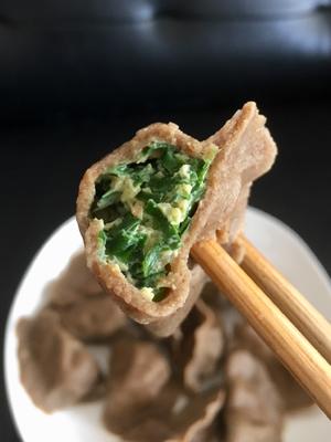 黑全麦苦荞麦高粱面饺子-控糖餐的做法 步骤12