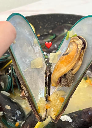 快手十分钟Mussel Vino法式白葡萄酒煮青口海虹的做法 步骤8