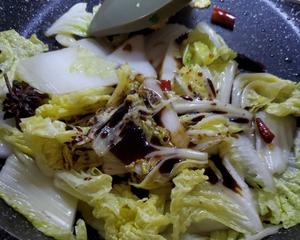 家常白菜豆腐炖粉条的做法 步骤7