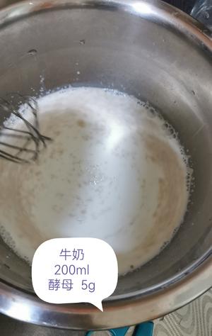 拉丝松软的蜜豆包的做法 步骤2