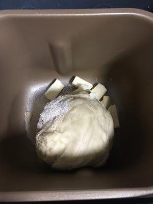 双色抹茶蜜豆吐司的做法 步骤2