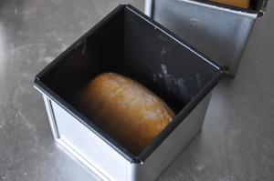 微糖南瓜全麦蜜豆吐司的做法 步骤12