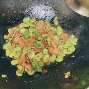 【春天来啦】超级下饭菜蚕豆炒五花肉片的做法 步骤7