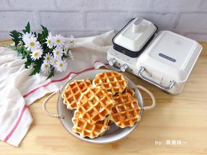 香甜好吃?自制面包版华夫饼❗️巨简单❗️的做法 步骤12