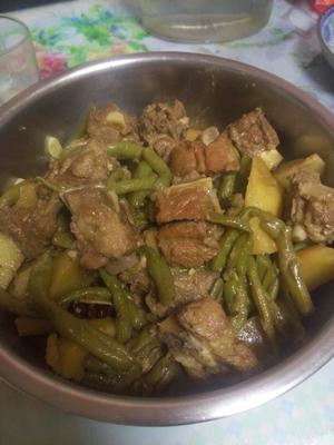 芸豆土豆炖排骨的做法 步骤6