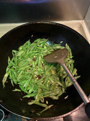 四季豆炒肉丝的做法 步骤8