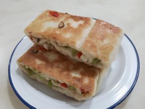 青椒饼（纯素）的做法 步骤11