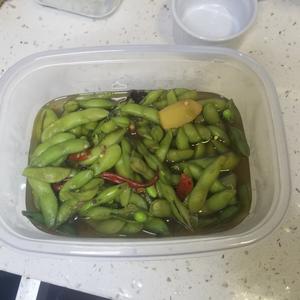 下酒菜煮毛豆的做法 步骤6