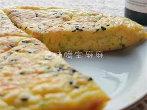 12M+不发面不揉面的山药厚松饼的做法 步骤15