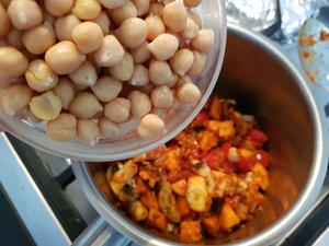 鹰嘴豆玛萨拉咖喱配夏南瓜面条chickpea channa masala的做法 步骤10