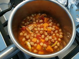 鹰嘴豆玛萨拉咖喱配夏南瓜面条chickpea channa masala的做法 步骤11