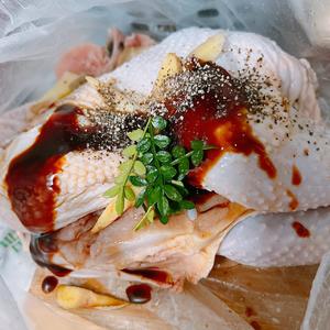 脆皮香料烤鸡的做法 步骤2