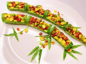 年夜饭“翠竹报春”节节高/摩飞冰箱除味器的做法 步骤13