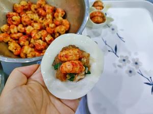 网红小吃☞小龙虾开口饺的做法 步骤13