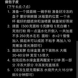 酱肉包+广式生肉包（第一次包包子记录+冷冻包子生胚）的做法 步骤29