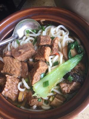 香菇牛肉面的做法 步骤8