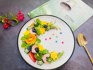 两款藜麦虾仁花环沙拉的做法 步骤10