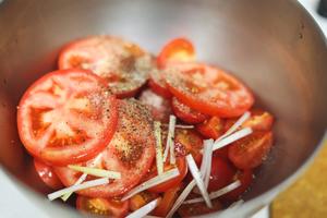 卡普里风味沙拉insalata caprese/水牛芝士沙拉（布拉塔burrata可做）的做法 步骤6