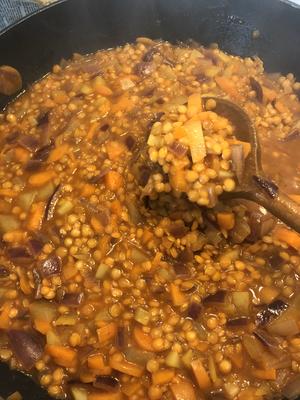 高蛋白/健康素食/土耳其 lentil soup/红扁豆汤的做法 步骤7