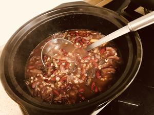 鲍汁红腰豆焖燕麦花胶海参的做法 步骤3