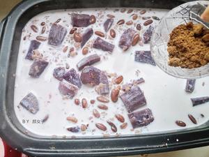紫薯红腰豆牛奶粥#麦子厨房美食锅#的做法 步骤6