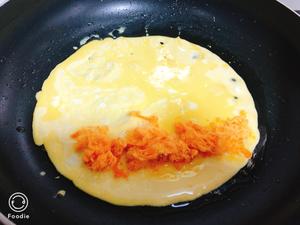 奶香肉松厚蛋烧/芝士红薯的做法 步骤3