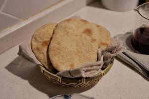 超快手的三明治伴侣| 冷藏法鲁邦种全麦口袋面包（Pita Bread）|消耗鲁邦种的做法 步骤10