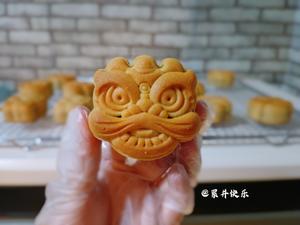 广式月饼—黑芝麻雷沙（保姆级教程）的做法 步骤14