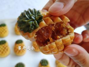 广式月饼通用饼皮（内附凤梨小菠萝?月饼的详细做法）的做法 步骤16