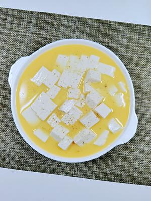 超嫩滑的「虾仁豆腐水蒸蛋」的做法 步骤3